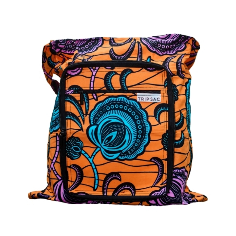 Fall Flowers Multicolor Tote Bag by Trip Sac - Picture 4 of 7